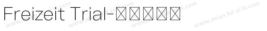 Freizeit Trial字体转换